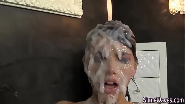 New Slime covered glam babe top Videos