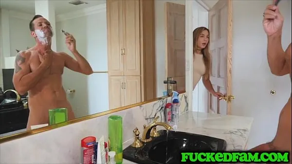 New Super hot teen Blair Williams fuck stepdad cock in bathroom top Videos