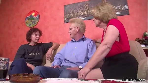 New Grandma and Grandpa do it with the horny neighbor top Videos