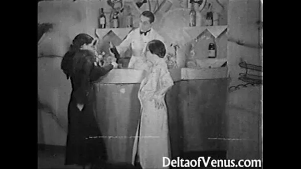 Nieuwe Authentic Vintage Porn 1930s - FFM Threesome topvideo's