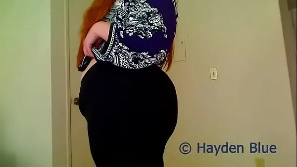 Nieuwe BBW Hayden Blue Striptease Ass And Belly Play topvideo's