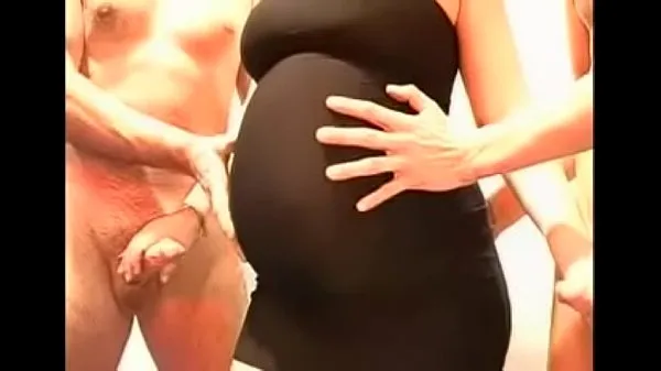 New Pregnant in black dress gangbang top Videos