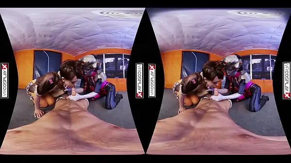 Overwatch Cosplay VR Porn starring Zoe Doll and Alexa Tomas in a game breaking threesomeأهم مقاطع الفيديو الجديدة