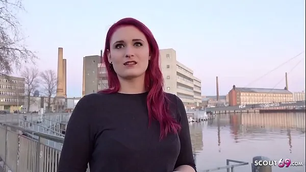Yeni GERMAN SCOUT - Redhead Teen Melina talk to Fuck at Street Castingen iyi videolar