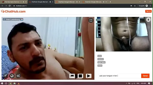 New Man eats pussy on webcam top Videos