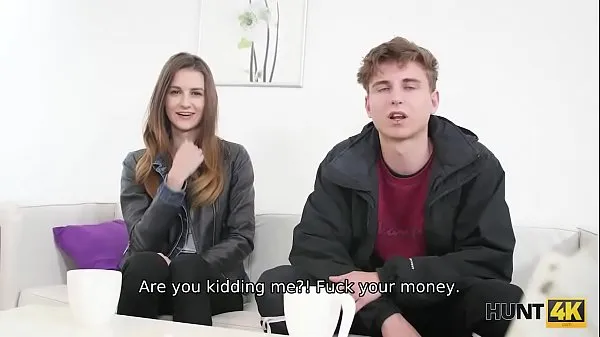 Új HUNT4K. Hunter gets satisfied by babe because poor couple needs cash legnépszerűbb videók