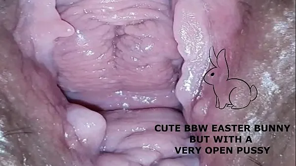 Video baru Cute bbw bunny, but with a very open pussy teratas