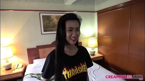 Novi Japanese man creampies Thai girl in uncensored sex video najboljši videoposnetki