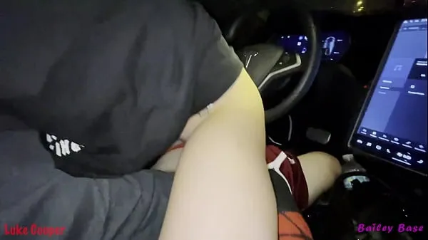 New Sexy Teen Girl Rides Big Dick While Tesla Self Drives Crazy Hot top Videos