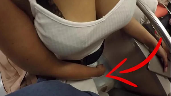 New Unknown Blonde Milf with Big Tits Started Touching My Dick in Subway ! That's called Clothed Sex top Videos