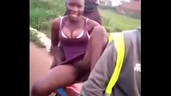 New African girl finally claimed the bike top Videos