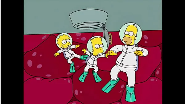 Nuevos Homer y Marge teniendo sexo bajo el agua (Hecho por Sfan) (Nueva introducción vídeos principales