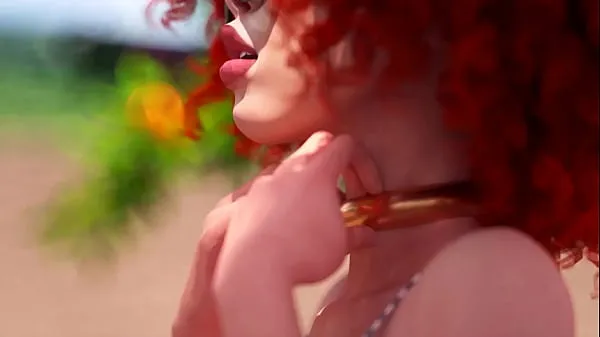 Yeni Futanari - Beautiful Shemale fucks horny girl, 3D Animateden iyi videolar