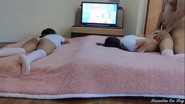 New My Stepdaughter and her Delicious Friend watching Cartoons top Videos