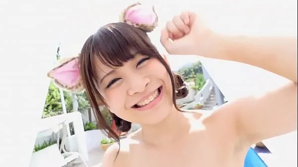 Rio Naruse - The latest work of beautiful idol Rio Naruse, who has dazzling big eyes and fluffy body, appears from Ashitama! : See Video teratas baharu