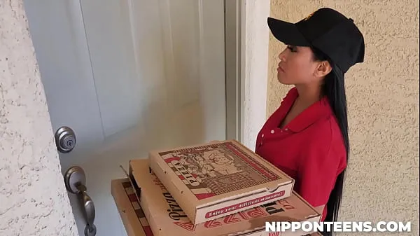 New Two Guys Playing with Delivery Girl - Ember Snow top Videos