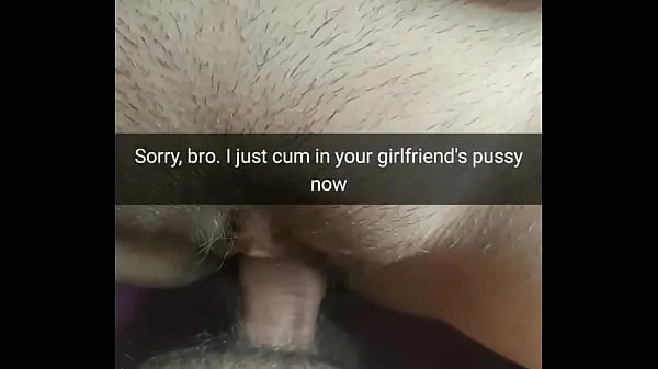 新Your girlfriend allowed him to cum inside her pussy in ovulation day!! - Cuckold Captions - Milky Mari热门视频