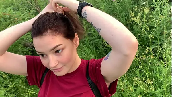 Nouvelles publique en plein air avec creampie d'une fille timide dans les buissons - Olivia Moore meilleures vidéos