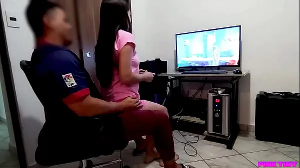 New If my stepcousin wants to play on my PC, she has to do it sitting on my legs - my perverted StepCousin cheated on me top Videos