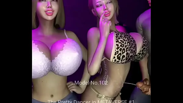 New title trailer *** CPD-M 3P • Cum with - The Pretty Dancers in METAVERSE (Video set 3) • Portrait top Videos