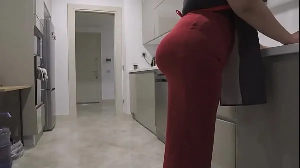 New My big-ass stepmother got me horny again. My big-ass stepmother who came to the kitchen and cooked for me made my dick hard. Fucking big ass is my biggest dream top Videos