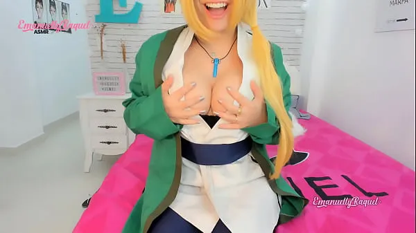 New Tsunade from naruto cosplay JOI jerk off instructions tits fuck twerking teasing and blowjob on a BBC like an anime hentai or manga top Videos