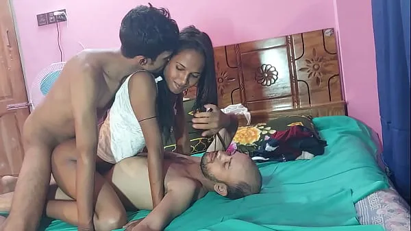New Amateur slut suck and fuck Two cock with cumshot, 3some deshi sex ,,, Hanif and Popy khatun and Manik Mia top Videos