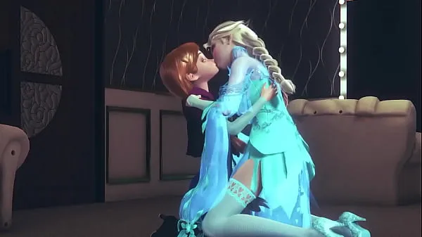 ใหม่ Futa Elsa fingering and fucking Anna | Frozen Parody วิดีโอยอดนิยม
