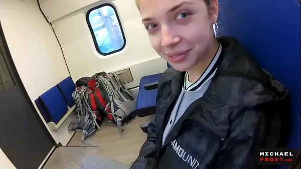 New Real Public Blowjob in the Train | POV Oral CreamPie by MihaNika69 and MichaelFrost top Videos
