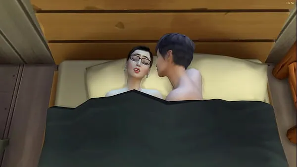 Nieuwe Japanese step mom and step son share the same bed on vacation in Spain - Asian stepson leaves his stepmother pregnant after he fucks her topvideo's