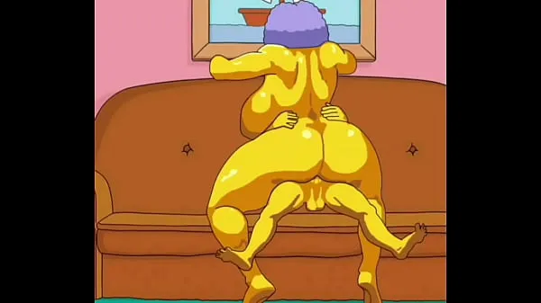 Selma Bouvier from The Simpsons gets her fat ass fucked by a massive cock Video teratas baharu