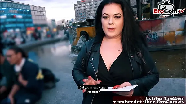 New German fat BBW girl picked up at street casting top Videos