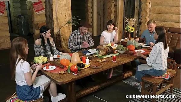 Novos O Jantar de Ação de Graças se transforma em Fucking Fiesta por ClubSweethearts principais vídeos