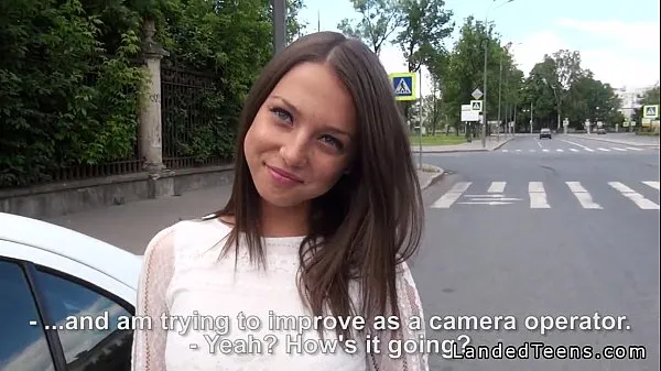ใหม่ Beautiful Russian teen anal fucked POV outdoor วิดีโอยอดนิยม